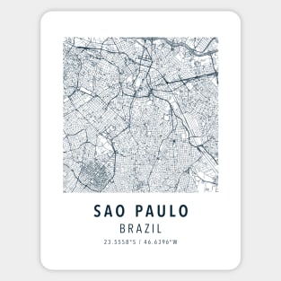 sao paulo simple map Sticker